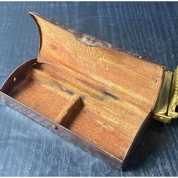 Vintage Valet AutoStrop Razor Gold-Plated Safety Razor With Original Case - Picture 3 of 7
